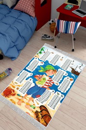 Conceptum Alfombra de pasillo ELS610 Multicolor 80 x 150 cm